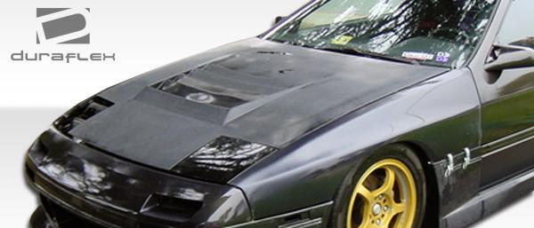 1986-1991 Mazda RX7 Duraflex D-1 Hood - Image 2