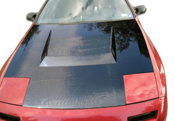 1986-1991 Mazda RX7 Carbon Creations D-1 Carbon Fiber Hood - Image 1