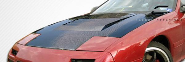 1986-1991 Mazda RX7 Carbon Creations D-1 Carbon Fiber Hood - Image 2