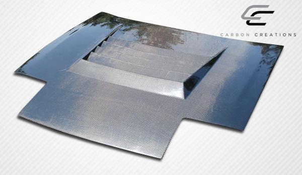 1986-1991 Mazda RX7 Carbon Creations D-1 Carbon Fiber Hood - Image 3
