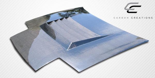 1986-1991 Mazda RX7 Carbon Creations D-1 Carbon Fiber Hood - Image 4