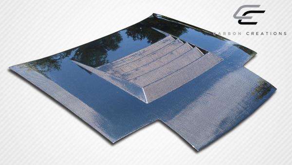 1986-1991 Mazda RX7 Carbon Creations D-1 Carbon Fiber Hood - Image 5