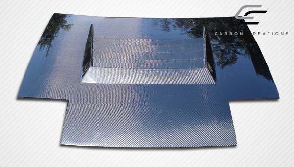 1986-1991 Mazda RX7 Carbon Creations D-1 Carbon Fiber Hood - Image 8