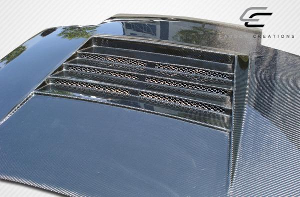 1986-1991 Mazda RX7 Carbon Creations D-1 Carbon Fiber Hood - Image 9