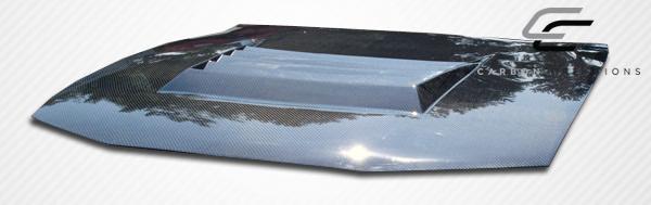 1997-1998 Nissan 240SX Carbon Creations D-1 Carbon Fiber Hood - Image 6