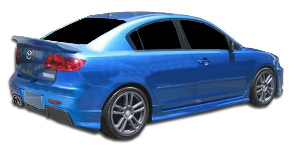 2004-2009 Mazda 3 Duraflex I-Spec Side Skirts - Image 1