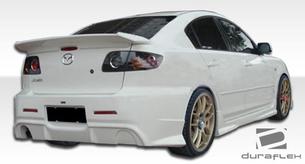2004-2009 Mazda 3 Duraflex I-Spec Rear Wing - Image 2