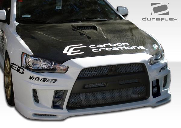 2008-2015 Mitsubishi Evolution Duraflex GT Concept Front Bumper - Image 2
