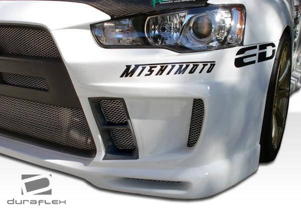 2008-2015 Mitsubishi Evolution Duraflex GT Concept Front Bumper - Image 3