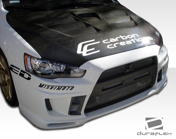 2008-2015 Mitsubishi Evolution Duraflex GT Concept Front Bumper - Image 5