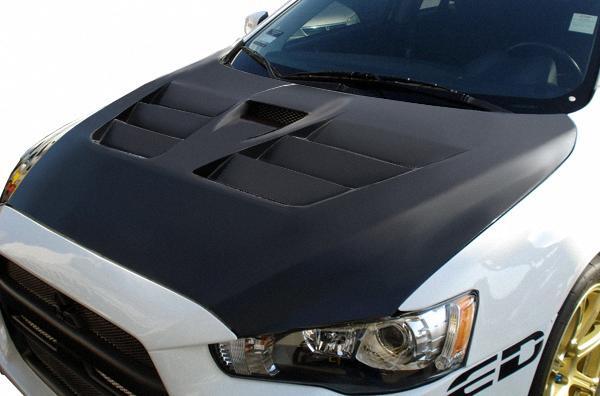 2008-2017 Mitsubishi Evolution Duraflex GT Concept Hood - Image 1