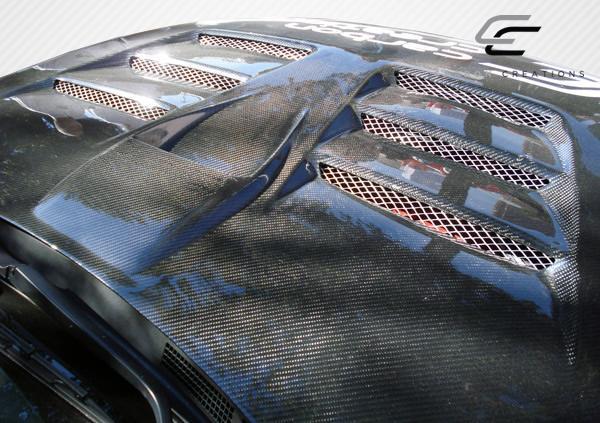 2008-2017 Mitsubishi Evolution Carbon Creations GT Concept Carbon Fiber Hood - Image 3