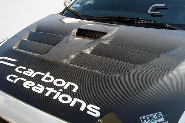 2008-2017 Mitsubishi Evolution Carbon Creations GT Concept Carbon Fiber Hood - Image 6