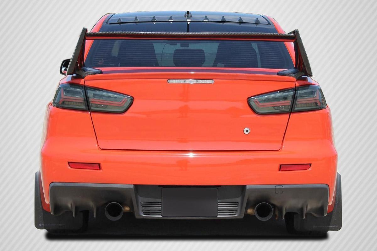 2008-2017 Mitsubishi Evolution Carbon Creations GT Concept Carbon Fiber Rear Wing - Image 1