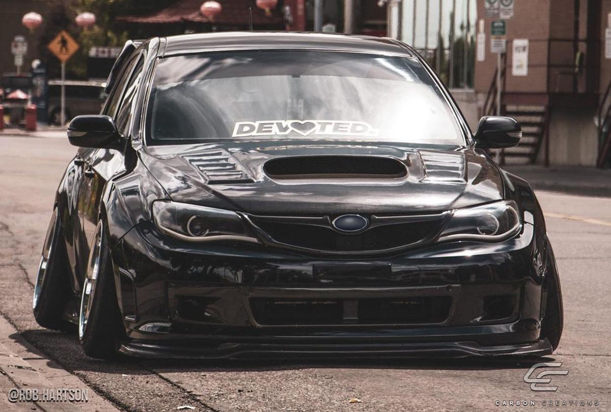 2008-2014 Subaru Impreza Carbon Creations GT Concept Carbon Fiber Hood - Image 4