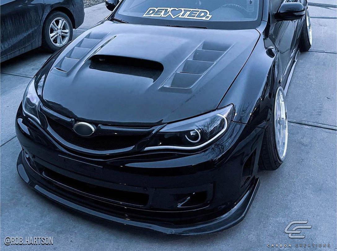 2008-2014 Subaru Impreza Carbon Creations GT Concept Carbon Fiber Hood - Image 5