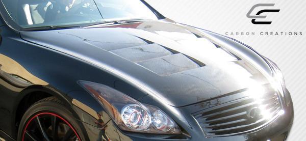 2008-2015 Infiniti G Coupe Carbon Creations GT Concept Carbon Fiber Hood - Image 6