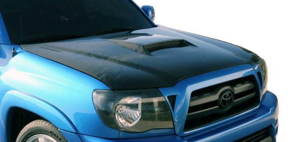 2005-2011 Toyota Tacoma Carbon Creations SR5 Carbon Fiber Hood - Image 1