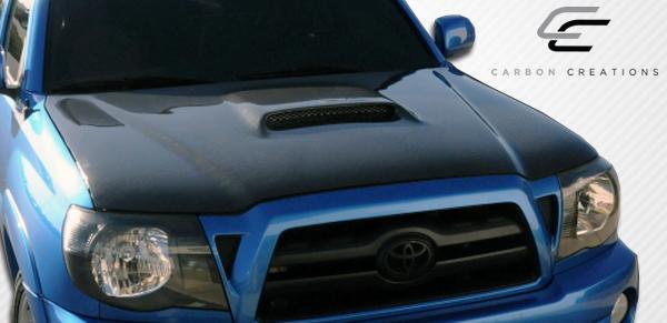 2005-2011 Toyota Tacoma Carbon Creations SR5 Carbon Fiber Hood - Image 2