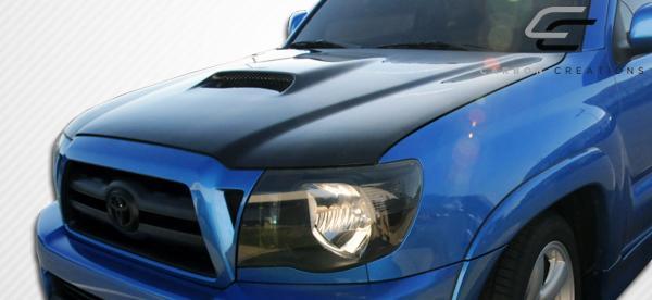 2005-2011 Toyota Tacoma Carbon Creations SR5 Carbon Fiber Hood - Image 3