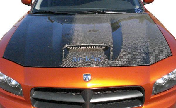 2006-2010 Dodge Charger Carbon Creations SRT Look Carbon Fiber Hood - Image 1