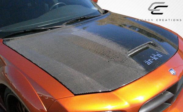 2006-2010 Dodge Charger Carbon Creations SRT Look Carbon Fiber Hood - Image 8