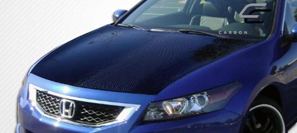 2008-2012 Honda Accord Carbon Creations OEM Look Carbon Fiber Hood - Image 2