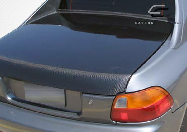 1993-1997 Honda Del Sol Carbon Creations OEM Look Carbon Fiber Trunk - Image 2