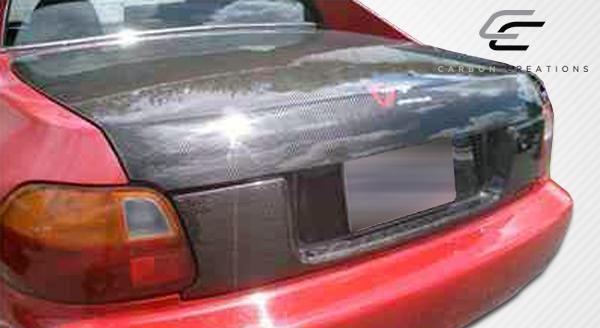 1993-1997 Honda Del Sol Carbon Creations OEM Look Carbon Fiber Trunk - Image 4