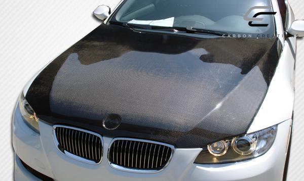 2007-2010 BMW 3 Series Carbon Creations OEM Look Carbon Fiber Hood - Image 2