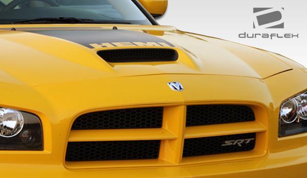 2006-2010 Dodge Charger Duraflex SRT Look Hood - Image 5