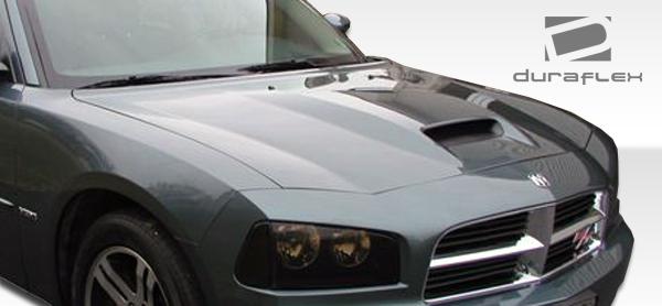 2006-2010 Dodge Charger Duraflex SRT Look Hood - Image 6