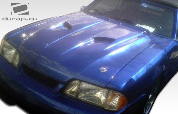1987-1993 Ford Mustang Duraflex Mach 2 Hood - Image 2