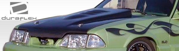 1987-1993 Ford Mustang Duraflex Cobra R Hood - Image 2