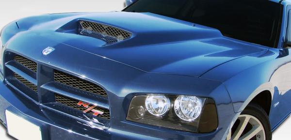 2006-2010 Dodge Charger Duraflex Ram Air Hood - Image 1