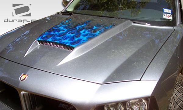 2006-2010 Dodge Charger Duraflex Ram Air Hood - Image 2