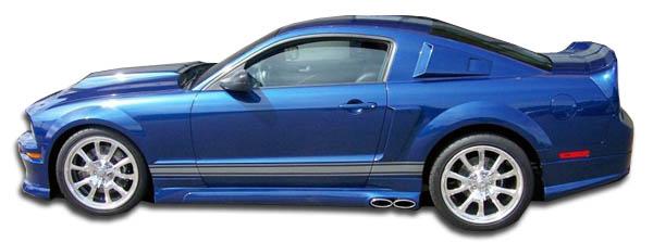 2005-2014 Ford Mustang Duraflex CVX Side Skirts - Image 1