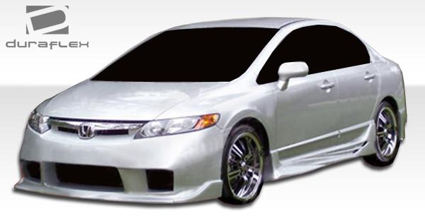 2006-2011 Honda Civic Duraflex I-Spec Side Skirts - Image 2