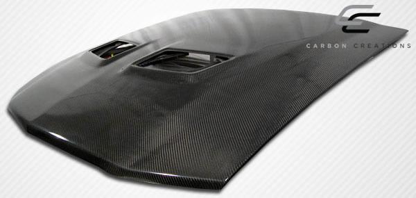 2005-2009 Ford Mustang Carbon Creations OEM Look Carbon Fiber Hood - Image 5