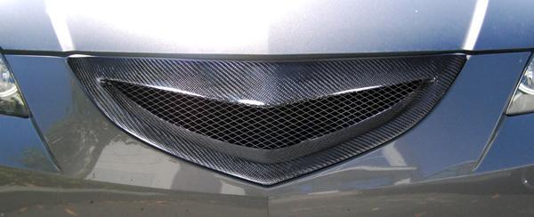 2004-2009 Mazda 3 Carbon Creations Open Mouth Carbon Fiber Grille - Image 1