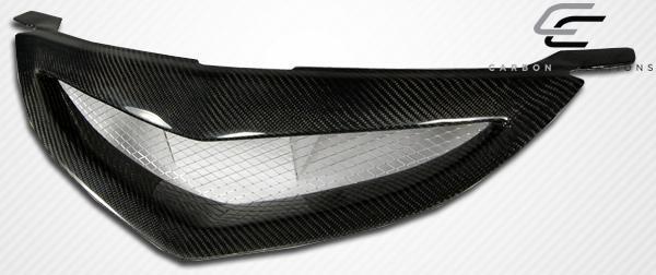 2004-2009 Mazda 3 Carbon Creations Open Mouth Carbon Fiber Grille - Image 3