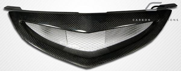 2004-2009 Mazda 3 Carbon Creations Open Mouth Carbon Fiber Grille - Image 4