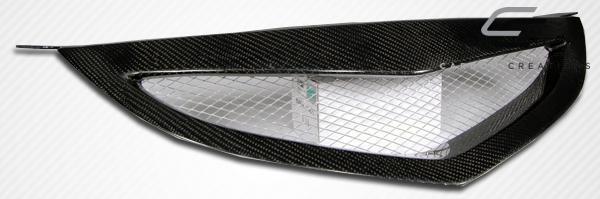 2004-2009 Mazda 3 Carbon Creations Open Mouth Carbon Fiber Grille - Image 6