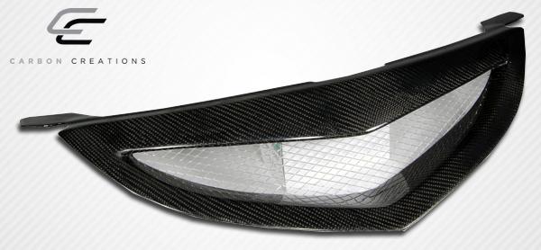 2004-2009 Mazda 3 Carbon Creations Open Mouth Carbon Fiber Grille - Image 7