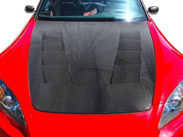 2000-2009 Honda S2000 Carbon Creations TS-1 Carbon Fiber Hood - Image 1
