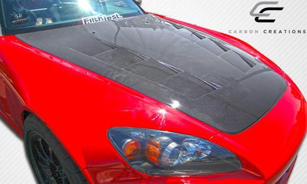 2000-2009 Honda S2000 Carbon Creations TS-1 Carbon Fiber Hood - Image 2