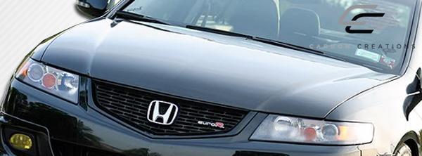 2006-2008 Acura TSX Carbon Creations OEM Look Carbon Fiber Hood - Image 4