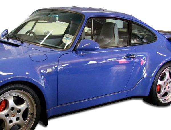 1989-1994 Porsche 964 Duraflex Turbo Look Side Skirts - Image 1