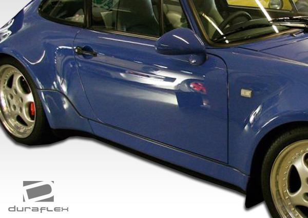 1989-1994 Porsche 964 Duraflex Turbo Look Side Skirts - Image 2