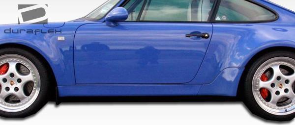1989-1994 Porsche 964 Duraflex Turbo Look Side Skirts - Image 4